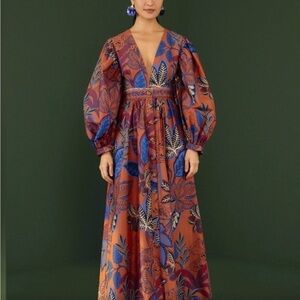 Farm Rio Floral Maxi Dress